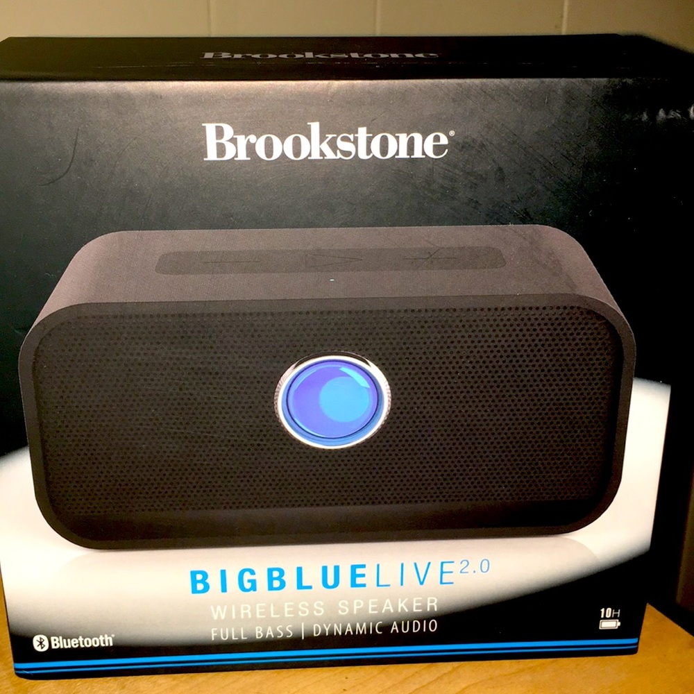 Brookstone BigBlueLive 2.0 Wireless Speaker